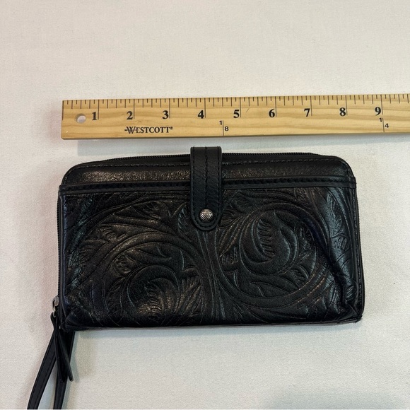 The Sak Embossed Black Leather Large Wallet - Picture 11 of 11